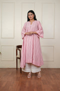 Gulabi Dhara Kurta Set