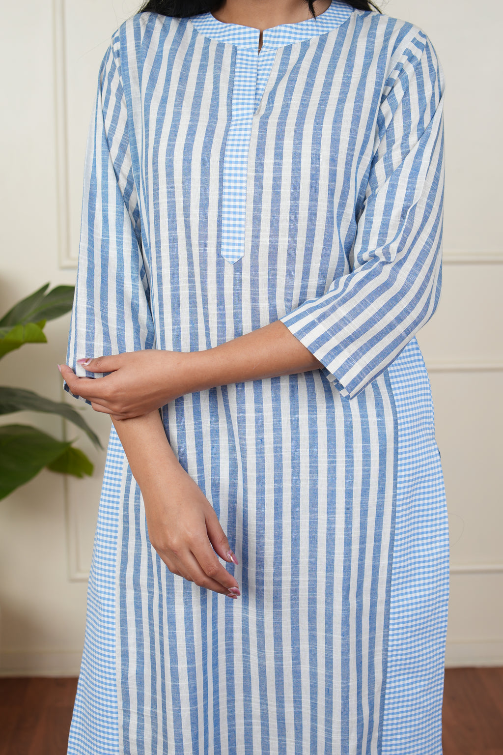 Skystripe Kurta Set