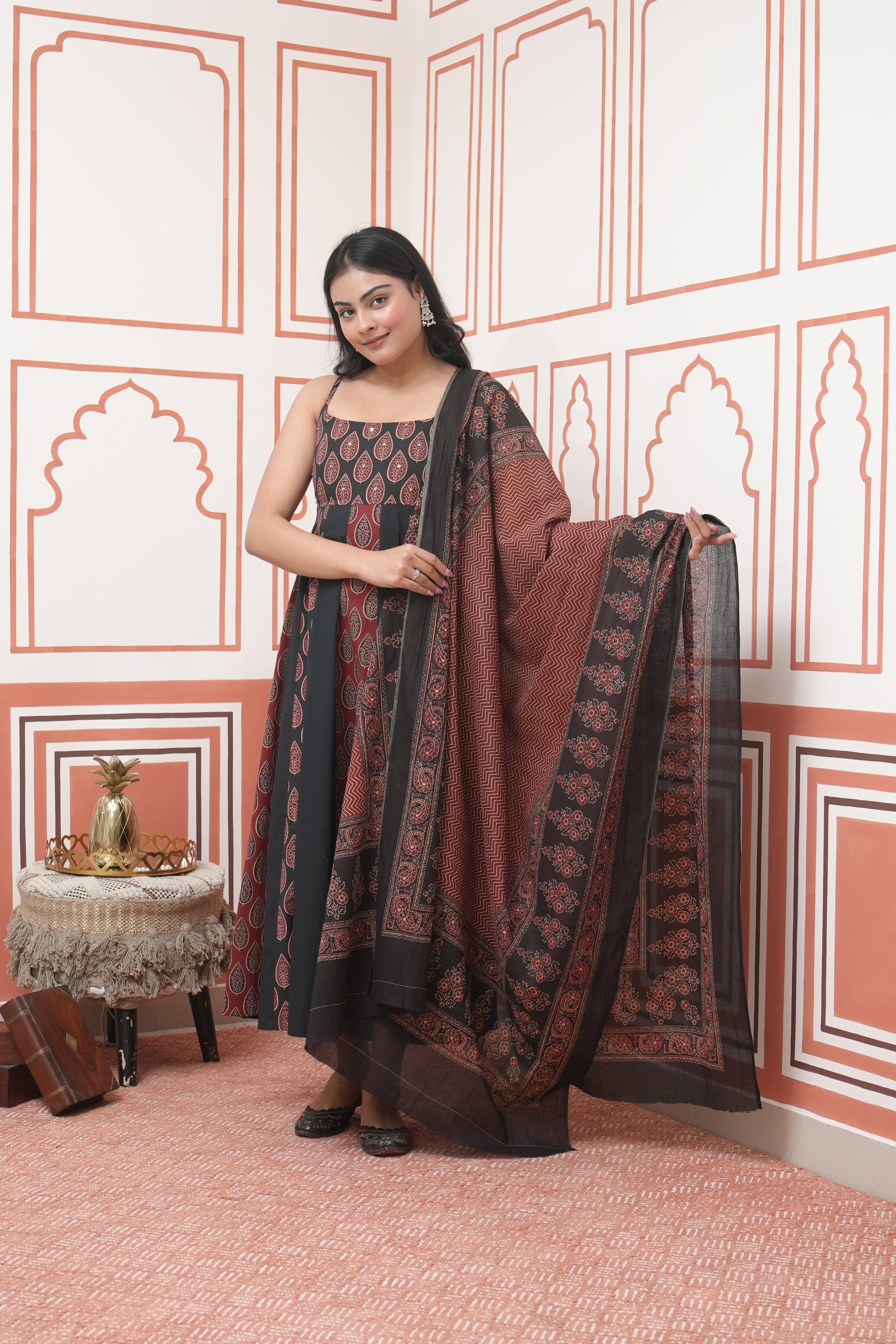 Ajrakh Kurta Set