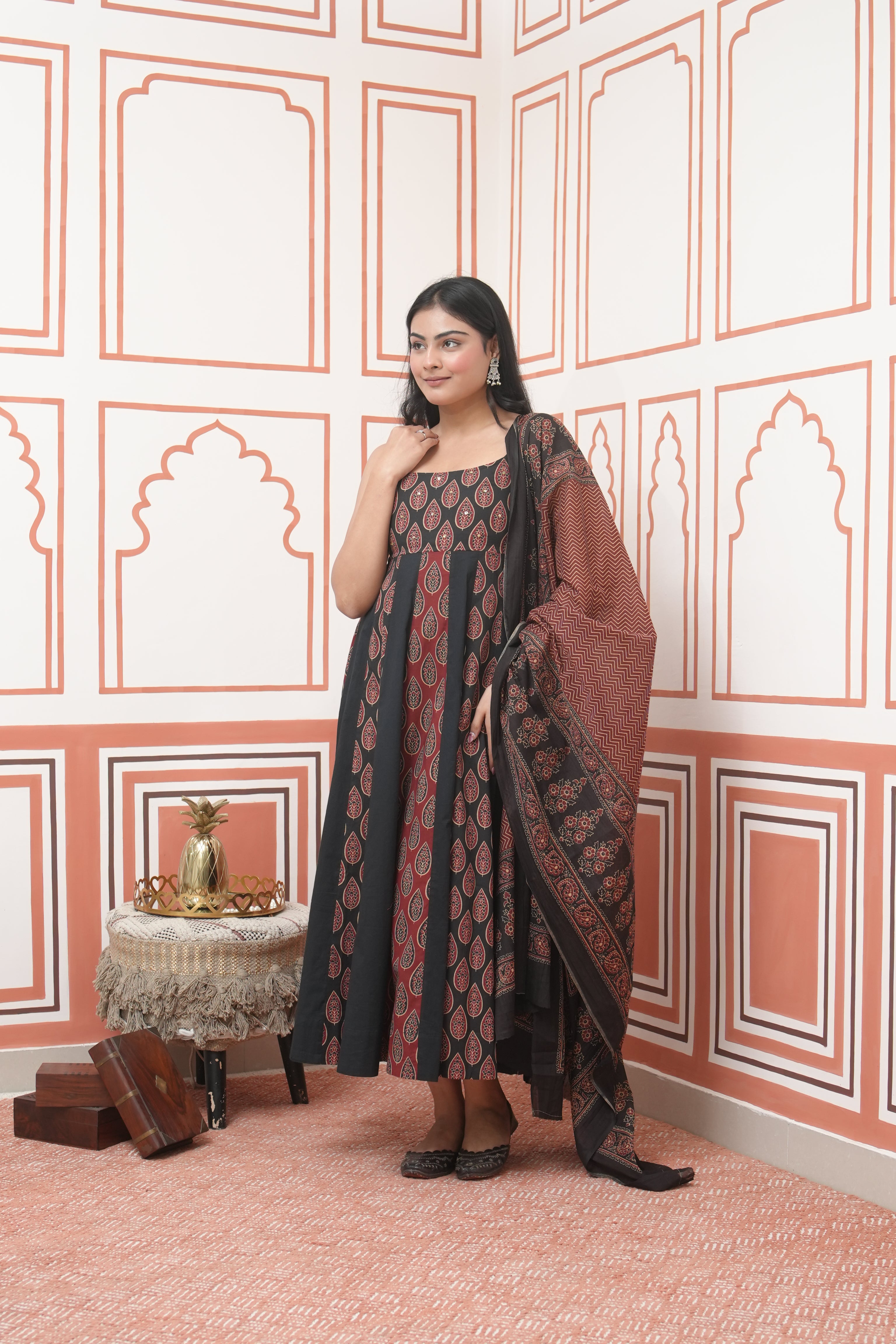 Ajrakh Kurta Set